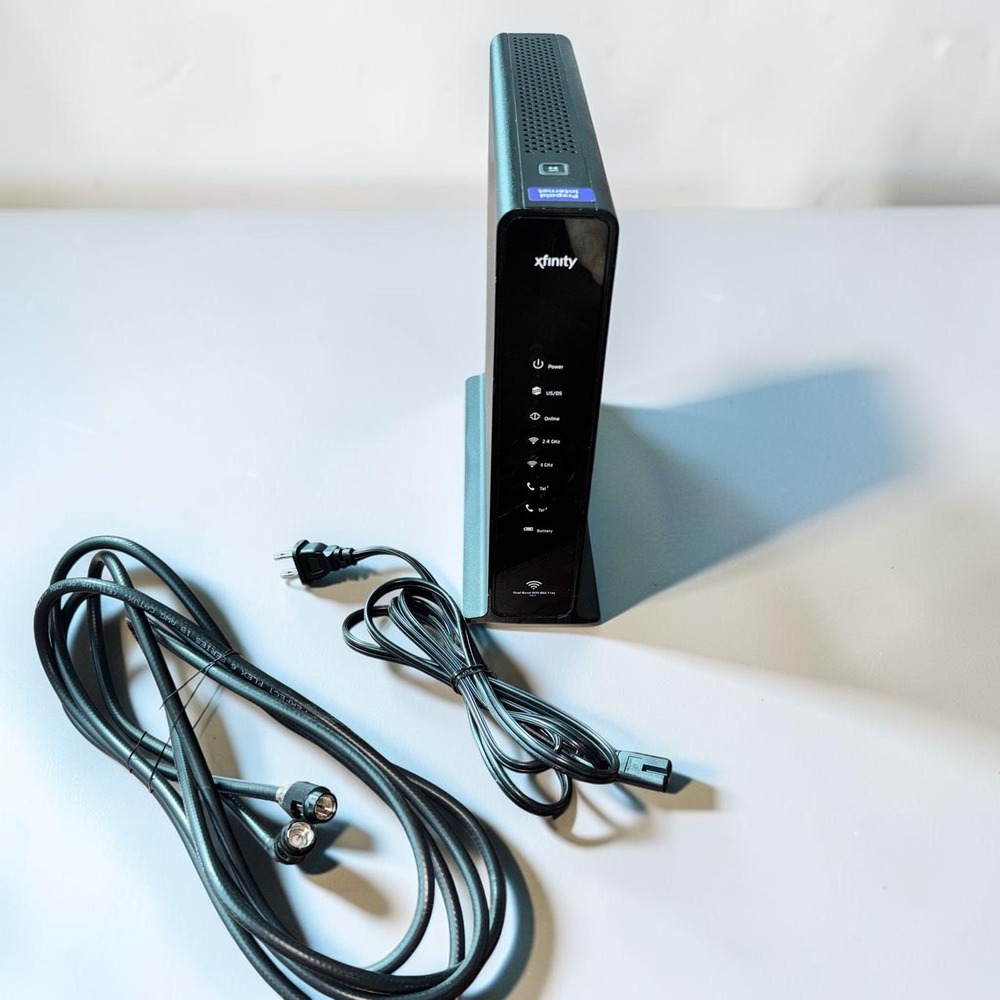 Black Arris Xfinity TG1682P Dual-Band WiFi Gateway Router Prepaid Comcast